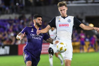 Philadelphia Union 'dan Jack Elliott (3) 1 Eylül 2018' de Orlando City Stadyumu 'na pas attı.
