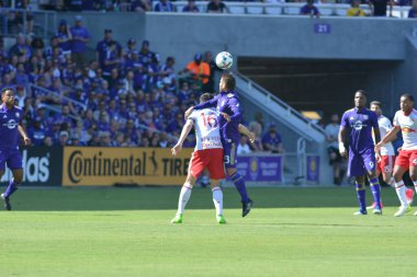 Orlando City SC, 9 Nisan 2019 'da Orlando, Florida' daki Citrus Bowl 'da New York Red Bulls' a ev sahipliği yapıyor..  