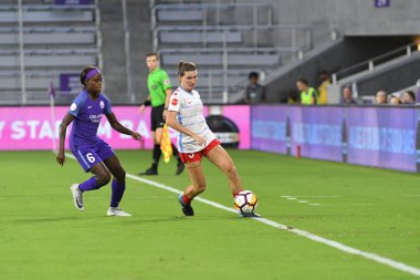 Orland Pride, 25 Ağustos 2018 'de Orlando Florida' daki Exploria Stadyumu 'nda Chicago Red Stars' a ev sahipliği yapıyor..  