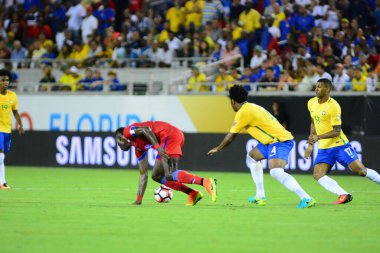 Brezilya, 8 Haziran 2016 tarihinde Orlando Florida 'daki Copa America Centenario' da Haiti ile karşılaştı..