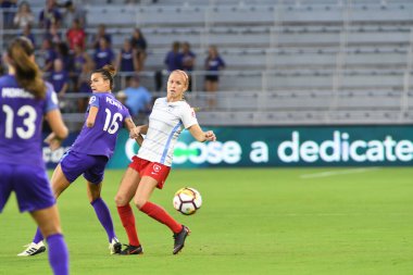 Orland Pride, 25 Ağustos 2018 'de Orlando Florida' daki Exploria Stadyumu 'nda Chicago Red Stars' a ev sahipliği yapıyor..  