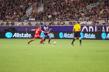 Orlando City SC, 8 Mayıs 2015 'te Florida' daki Kamp Dünyası Stadyumu 'nda Los Angeles Galaksisi' ne ev sahipliği yaptı.. 