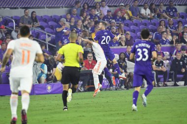 Orlando City, 23 Ağustos 2019 Cuma günü Florida, Orlando 'daki Exploria Stadyumu' nda Atlanta United 'a ev sahipliği yaptı.