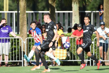 30 Temmuz 2019 'da Orlando Florida' daki Disney 'in Vahşi Spor Dünyası' nda düzenlenen MLS Allstar Haftası sırasında MLS Homegrown oyunu.