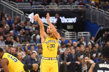 Orlando Magic, 28 Şubat 2019 Perşembe günü Orlando Florida 'daki Amway Center' da Golden State Warriors 'a ev sahipliği yaptı. 
