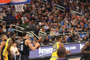 Orlando Magic, 28 Şubat 2019 Perşembe günü Orlando Florida 'daki Amway Center' da Golden State Warriors 'a ev sahipliği yaptı.. 