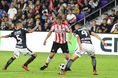 Korintliler, 10 Ocak 2018 'de Orlando City Stadyumu' nda düzenlenen Florida Kupası 'nda PSV Eindhoven' a karşı..  