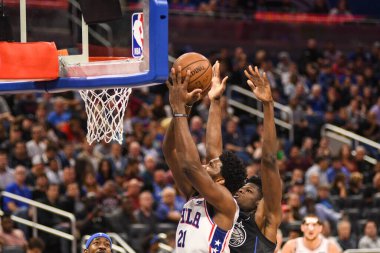 Orlando Magic, Philadelphia 76ers 'ı 14 Kasım 2018' de Orlando Florida 'daki Amway Center' da ağırlıyor..