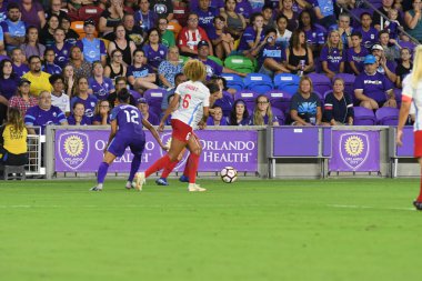 Orland Pride, 25 Ağustos 2018 'de Orlando Florida' daki Exploria Stadyumu 'nda Chicago Red Stars' a ev sahipliği yapıyor..  