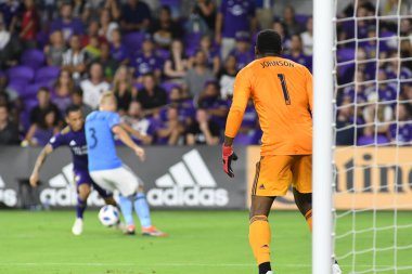 Orlando City 26 Temmuz 2018 'de Florida Exploria Stadyumu' nda NYC FC 'ye ev sahipliği yaptı. Fotoğraf: Marty Jean-Louis