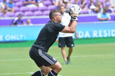 Orlando City 15 Nisan 2017 'de Florida, Orlando' daki Citrus Bowl 'da Los Angeles Galaksisine ev sahipliği yaptı..  