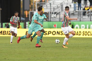 Fluminense, Florida Kupası 'nda 15 Ocak 2018' de Orlando Florida 'da oynanan Spektrum Stadyumu' nda Barcelona SC 'ye karşı..