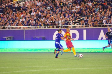 Orlando City SC, 29 Haziran 2016 'da Orlando Florida' daki Kamp Dünyası Stadyumu 'nda Fort Lauderdale Strikers' a ev sahipliği yaptı..
