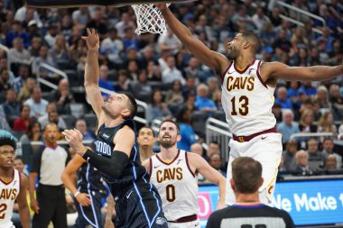 Orlando Magic, Orlando, Florida 'daki sezon açılışında Cleveland Cavaliers' ı Amway Center 'da ağırlıyor..