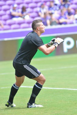 Orlando City 15 Nisan 2017 'de Florida, Orlando' daki Citrus Bowl 'da Los Angeles Galaksisine ev sahipliği yaptı..  