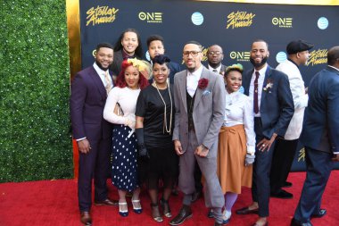 24 Mart 2018 Cumartesi günü Las Vegas 'taki Orleans Resort' ta düzenlenen 33. Yıldız Ödülleri Kırmızı Halı sırasında ünlüler.