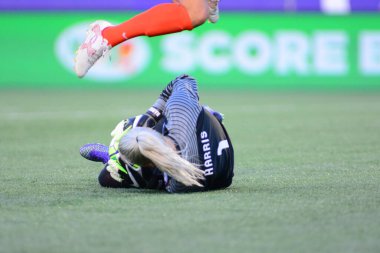 Orlando Pride sunucusu Houston Dash 23 Haziran 2016 'da Orlando Florida' daki Dünya Kampı Stadyumu 'nda..