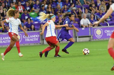 Orland Pride, 25 Ağustos 2018 'de Orlando Florida' daki Exploria Stadyumu 'nda Chicago Red Stars' a ev sahipliği yapıyor..  