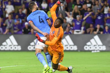 Orlando City 26 Temmuz 2018 'de Florida Exploria Stadyumu' nda NYC FC 'ye ev sahipliği yaptı. Fotoğraf: Marty Jean-Louis