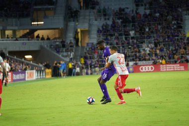 Orlando City 21 Temmuz 2019 tarihinde Florida, Orlando 'da Exploria Stadyumu' nda New York Red Bulls 'a ev sahipliği yaptı..