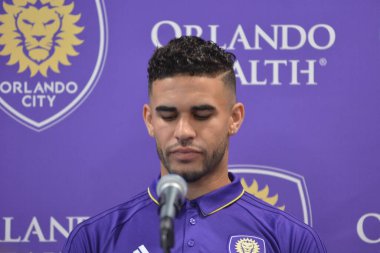 Orlando City SC, Dom Dwyer 'ı tanıtmak için bir basın toplantısı düzenledi..  