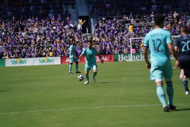 Orlando City SC 20 Nisan 2019 'da Orlando City Stadyumu' nda Vancouver Whitecaps 'a ev sahipliği yapıyor..  