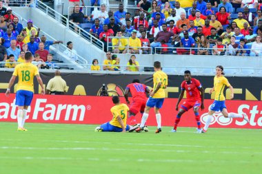 Brezilya, 8 Haziran 2016 tarihinde Orlando Florida 'daki Copa America Centenario' da Haiti ile karşılaştı..