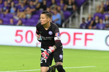 Orlando Pride, 23 Mayıs 2018 'de Orlando Florida' daki Exploria Stadyumu 'nda Kuzey Carolina Cesareti' ne ev sahipliği yapmaktadır..  