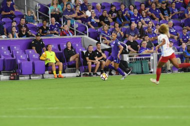 Orland Pride, 25 Ağustos 2018 'de Orlando Florida' daki Exploria Stadyumu 'nda Chicago Red Stars' a ev sahipliği yapıyor..  