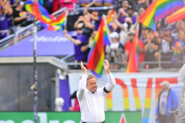 Orlando City SC, 18 Haziran 2016 'da Orlando Florida' daki Camp World Stadyumu 'nda San Jose Depremleri' ne ev sahipliği yaptı.