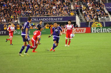 Orlando City SC, 8 Mayıs 2015 'te Florida' daki Kamp Dünyası Stadyumu 'nda Los Angeles Galaksisi' ne ev sahipliği yaptı.. 