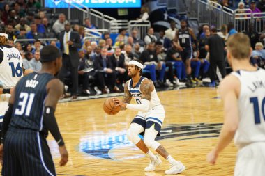 Orlando Magic 28 Şubat 2020 tarihinde Orlando Florida 'da Amway Center' da Minnesota Timberwolves 'a ev sahipliği yapar..  
