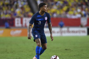 ABD Kolombiya 'ya karşı Raymond James Stadyumu' nda 11 Ekim 2018 'de.  