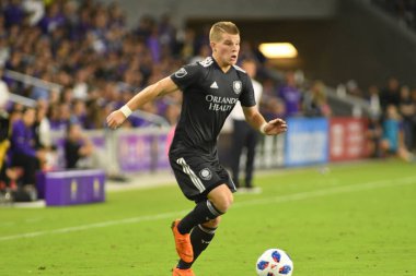 Orlando City 21 Nisan 2018 'de Orlando Florida' daki Exploria Stadyumu 'nda San Jose depremlerine ev sahipliği yaptı..  