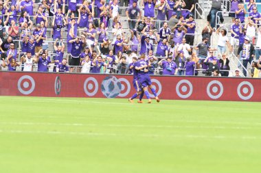 Orlando City, 31 Mart 2018 'de Orlando Florida' daki Exploria Stadyumu 'nda New York Red Bulls' a ev sahipliği yaptı..  