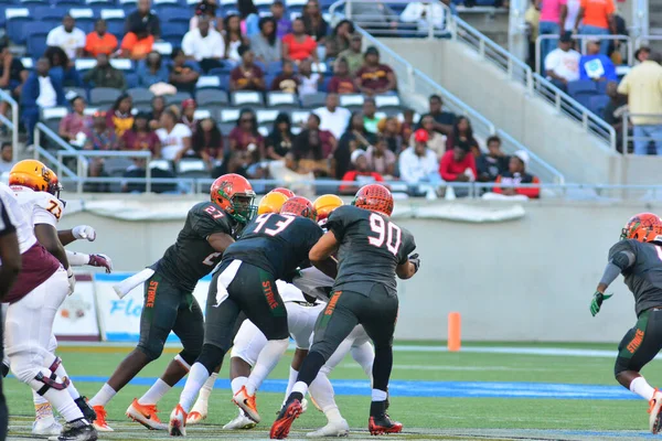 Florida Rattlers Enfrentan Bethune Cookman Wildcats Durante Los Clásicos Florida — Foto de Stock