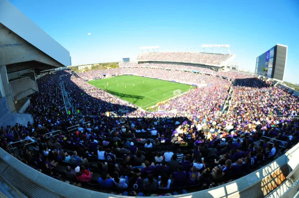 Orlando City Hostitel Real Salt Lake Citrus Bowl Orlandu Floridě — Stock fotografie