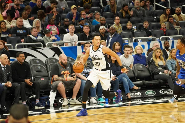 Orlando Magic Gastheer Van Clippers Het Amway Center Orlando Florida — Stockfoto