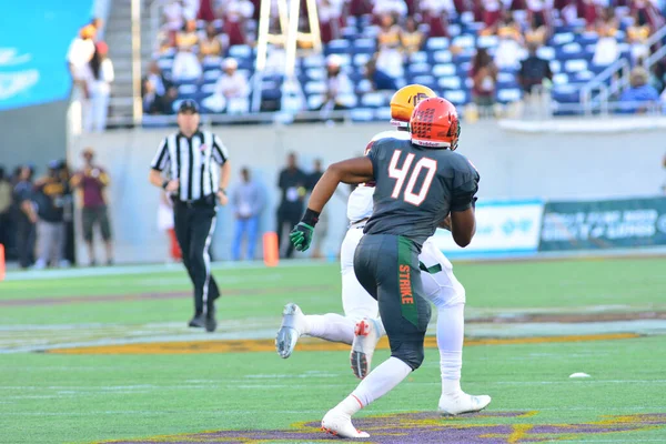 Florida Rattlers Enfrentar Bethune Cookman Wildcats Durig Clássicos Flórida Estádio — Fotografia de Stock