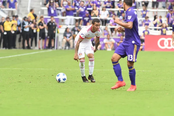 Orlando City, 31 Mart 2018 'de Orlando Florida' daki Exploria Stadyumu 'nda New York Red Bulls' a ev sahipliği yaptı..  