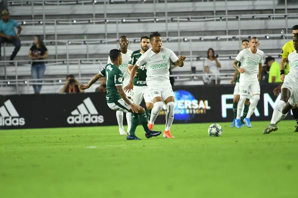 Florida Cup 2020 Palmeiras Atletico Nacional Match Exploria Stadium Orlando — Stock Photo, Image