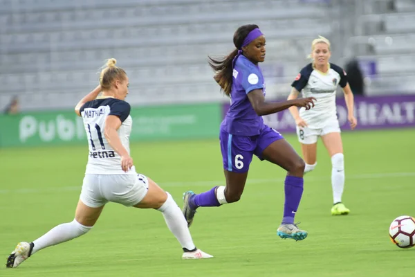 Orlando Pride Accueille North Carolina Courage Stade Exploria Mai 2018 — Photo