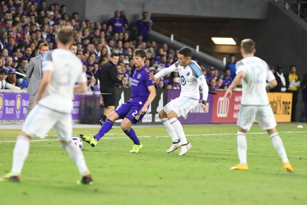 Orlando City SC, 10 Mart 2018 'de Orlando City Stadyumu' nda Minnesota United FC 'ye ev sahipliği yaptı..  