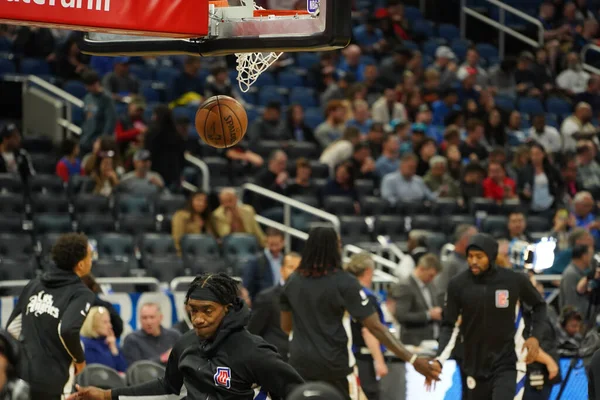 Orlando Magic Värd Clippers Amway Center Orlando Florida Söndag Januari — Stockfoto