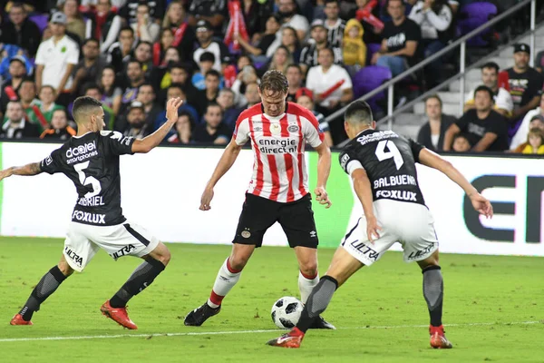Korintliler, 10 Ocak 2018 'de Orlando City Stadyumu' nda düzenlenen Florida Kupası 'nda PSV Eindhoven' a karşı..  
