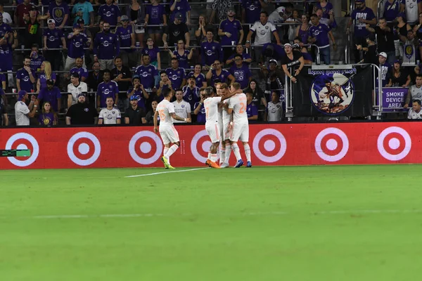 Orlando City Gastheer Atlanta United Het Exploria Stadium Augustus 2018 — Stockfoto