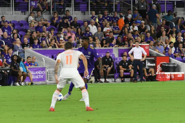 Orlando City Hospeda Atlanta United Exploria Stadium Agosto 2018 Orlando — Fotografia de Stock