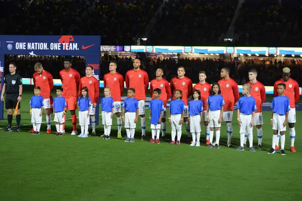 Men National Team Värd För Ecuador National Team Orlando City — Stockfoto