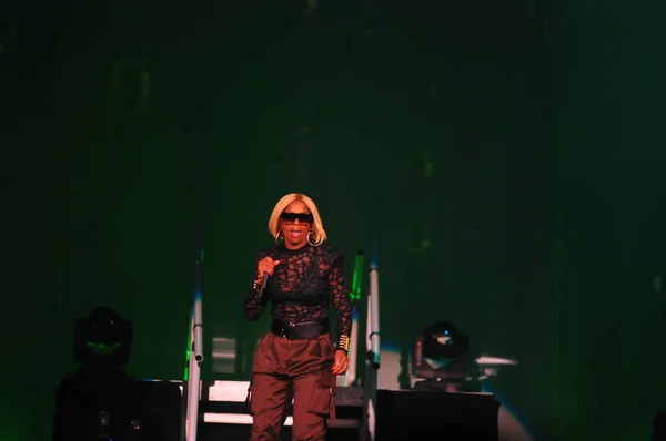 Cantores Mary Blige Tamar Braxton Apresentam Arena Cfe Orlando Florida — Fotografia de Stock