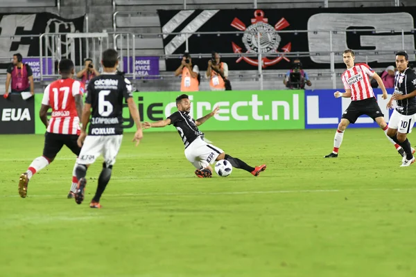 Corinthians Psv Eindhoven Durante Copa Flórida Orlando City Stadium Janeiro — Fotografia de Stock